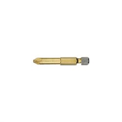 Крестовая бита Witte TIN 1/4" PH 2х50 мм 27552 - фото 10521