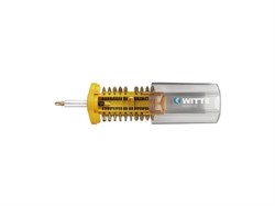 Набор бит Witte Probit-Box 21 Bitflex TIN PH/PZ + Torx + битодержатель 27785 - фото 106375