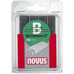 Тонкие cупертвердые скобы для степлера Novus тип NT В NT/10S 800 шт - фото 126516