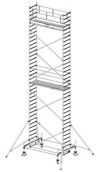 Алюминиевая вышка-тура Krause Stabilo 100 10,4м 751065 - фото 157232