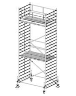 Алюминиевая вышка-тура Krause Stabilo 500 7,4м 735089 - фото 157240