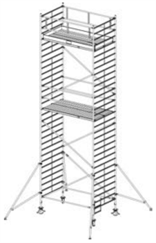 Алюминиевая вышка-тура Krause Stabilo 5000 9,3м 749093 - фото 157313