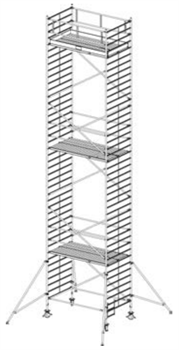 Алюминиевая вышка-тура Krause Stabilo 5000 12,3м 759122 - фото 157327