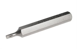 Удлиненная бита-звездочка Torx Т20х75мм 10мм S2 JTC-1337520 - фото 166527