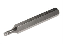 Удлиненная бита-звездочка Torx Т25х75мм 10мм S2 JTC-1337525 - фото 166530