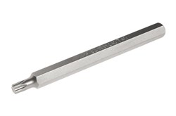 Удлиненная бита-звездочка Torx Т40х120мм 10мм S2 JTC-1331240 - фото 166540