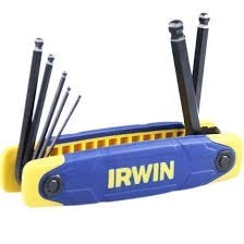 Складной набор шестигранных ключей Irwin с шариком 2,0-8,0 мм, 7 шт 10504807/10769 - фото 172082