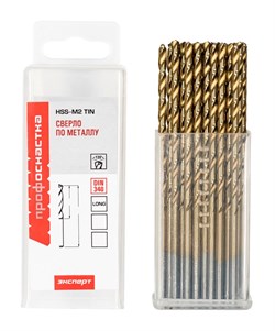 Удлиненное сверло по металлу Эксперт HSS-G M2 TIN №681 5 мм ПрофОснастка 30206041 - фото 258934