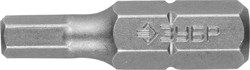 Кованые шестигранные биты Зубр Мастер С1/4, HEX4x25мм, 2шт 26007-4-25-2 - фото 265573
