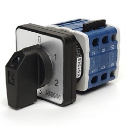 Однофазный многоступенчатый переключатель EMAS (0-4), 25А PSA025KS134S - фото 327813