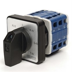 Переключатель предела для вольтметра EMAS (фаза-нейтраль, фаза-фаза) 16А PS016OK723 - фото 327892