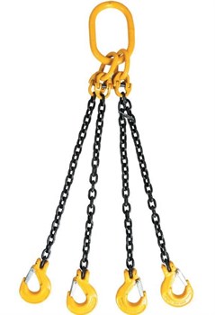 Строп цепной TOR 4СЦ г/п 26,5 т 2,5 м, шт - фото 357964