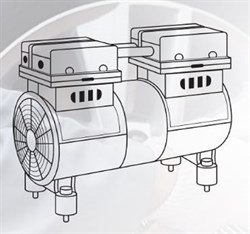 Компрессорный безмасляный блок FoxWeld AEROMAX F2063-750 - фото 362767