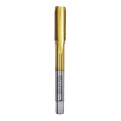 Машинно-ручной однопроходный метчик ПрофОснастка Эксперт №106 HSS M2 TiN, ISO 529 М14x1,25 50211041 - фото 384715