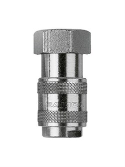 Автоматическая быстроразъемная муфта SAMOA 1/4", соед. резьба 1/2" BSP (F) 253112 - фото 690335