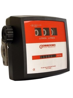 Счетчик Gespasa MG-80AV с соединениями из витона 32340-CF00000, механический алюминиевый - фото 690347