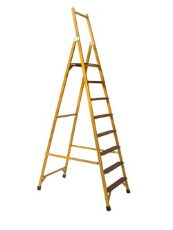 Диэлектрическая стремянка 10 ступеней ССС-3,3ТШ-К40П - фото 78403