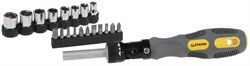Отвертка с набором бит Stayer Max Grip 1/4 20шт 2585-H20 G - фото 82199