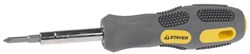 Отвертка с набором бит Stayer Max Grip 1/4 4шт 2586-H4 G - фото 82201