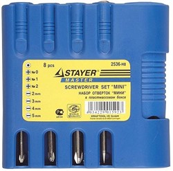 Набор отверток Stayer Mini 8шт 2536-H8_z01 - фото 96064