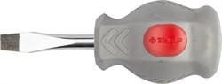 Шлицевая отвертка ЗУБР Мастер-Stubby короткая, SL6 38мм 25061-38-6.0_z02 - фото 96080