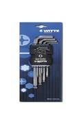 Набор угловых шестигранных ключей Witte 9 шт 45031