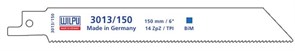 Полотно для сабельной пилы Wilpu 3013/150 по металлу 1352200005