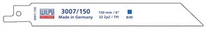 Полотно для сабельной пилы Wilpu 3015/200 по металлу 1422000005