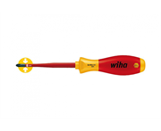 Отвертка диэлектрическая Wiha SoftFinish SL/PZ1 x 80 36329