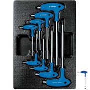 Набор L-образных ключей Torx, ложемент, 8 предметов KING TONY 9-22308TR TONY