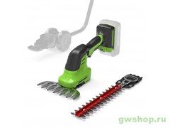 Садовые ножницы-кусторез аккумуляторные GREENWORKS G24SHT (без АКБ и ЗУ) Greenworks 1600607 Садовые ножницы-кусторез аккумуляторные GREENWORKS G24SHT (без АКБ и ЗУ) Greenworks 1600607