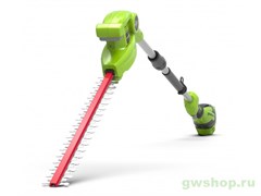 Кусторез штанговый аккумуляторный G-MAX 40V GREENWORKS G40PHA Greenworks 2300407 Кусторез штанговый аккумуляторный G-MAX 40V GREENWORKS G40PHA Greenworks 2300407