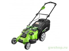 Газонокосилка G-MAX 40V GREENWORKS Twin Force G40LM49DB Greenworks 2500207