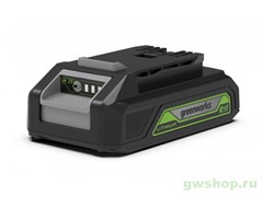 Аккумулятор G-24 24V GREENWORKS G24B2 2Ah Greenworks 2926707