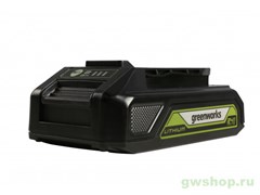 Аккумулятор G-24 24V GREENWORKS G24USB2 2 А.ч Greenworks 2939207