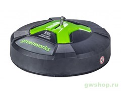 Насадка для очистки поверхностей для мойки высокого давления GREENWORKS 38 см 250 бар Greenworks 5201707 Насадка для очистки поверхностей для мойки высокого давления GREENWORKS 38 см 250 бар Greenworks 5201707