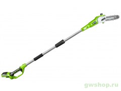 Высоторез-сучкорез телескопический аккумуляторный G24 24V GREENWORKS G24PS20K2 c АКБ 2АЧ и ЗУ Greenworks 2000107UA