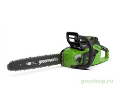 Пила цепная аккумуляторная G-MAX 40V GREENWORKS GD40CS18 с АКБ 2АЧ и ЗУ Greenworks 2005807UA