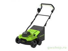 Аэратор-скарификатор аккумуляторный GREENWORKS GD40SC38IIK4 c 1хАКБ 4Ач и ЗУ Greenworks 2517607UB