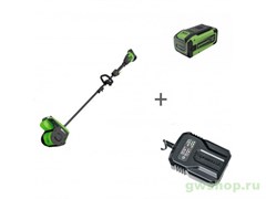Аккумуляторная снегоуборочная лопата Greenworks GD40SS2 + Аккумулятор G40B8 + Зарядное устройство-слайдер G40UCM2M Greenworks 2603107URВ