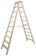 Деревянная стремянка Krause Stabilo 2х10 ступеней 818461