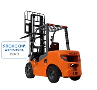 Дизельный погрузчик PROLIFT CPCD15-WS5K2 с японским двигателем, свободным подъемом и боковым смещением вил