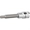 Удлиненная торцевая бита-головка Kraftool Industrie Qualitat 1/2" H3x100 мм 27909-03 - фото 263575