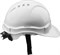 Белая защитная каска Зубр Эксперт с храповым механизмом регулировки 11094-2 - фото 264277