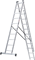 Алюминиевая трехсекционная лестница Новая Высота NV 123Y 3x10 1230310Y - фото 288815