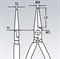 Длинногубцы KNIPEX KN-2502140 - фото 31096