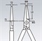 Длинногубцы KNIPEX KN-2621200 - фото 31237