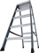 Двухсторонняя анодированная стремянка Krause SePro D 2х5 125828 - фото 318718