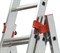 Алюминиевая трехсекционная лестница Krause Tribilo 3х6 129642 - фото 319969