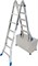 Шарнирная телескопическая лестница Krause Stabilo 4х5 133960 (123572) - фото 320307